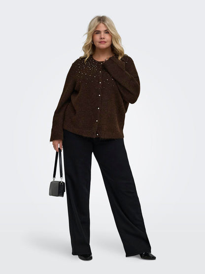 Only Carmakoma - Miggie - Cardigan Brun