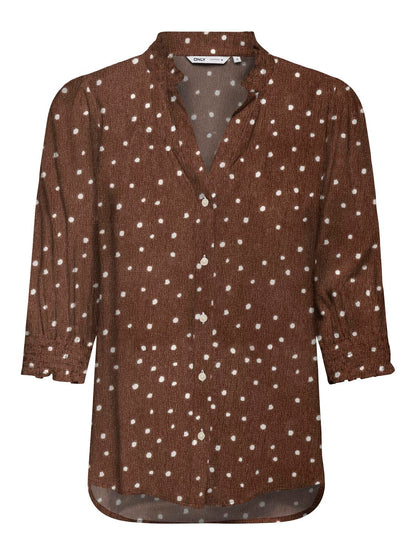 Only - Raya - Skjorte - Cocoa Brown