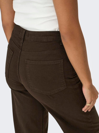 Only - Madison - Jeans - Mørkebrun Denim
