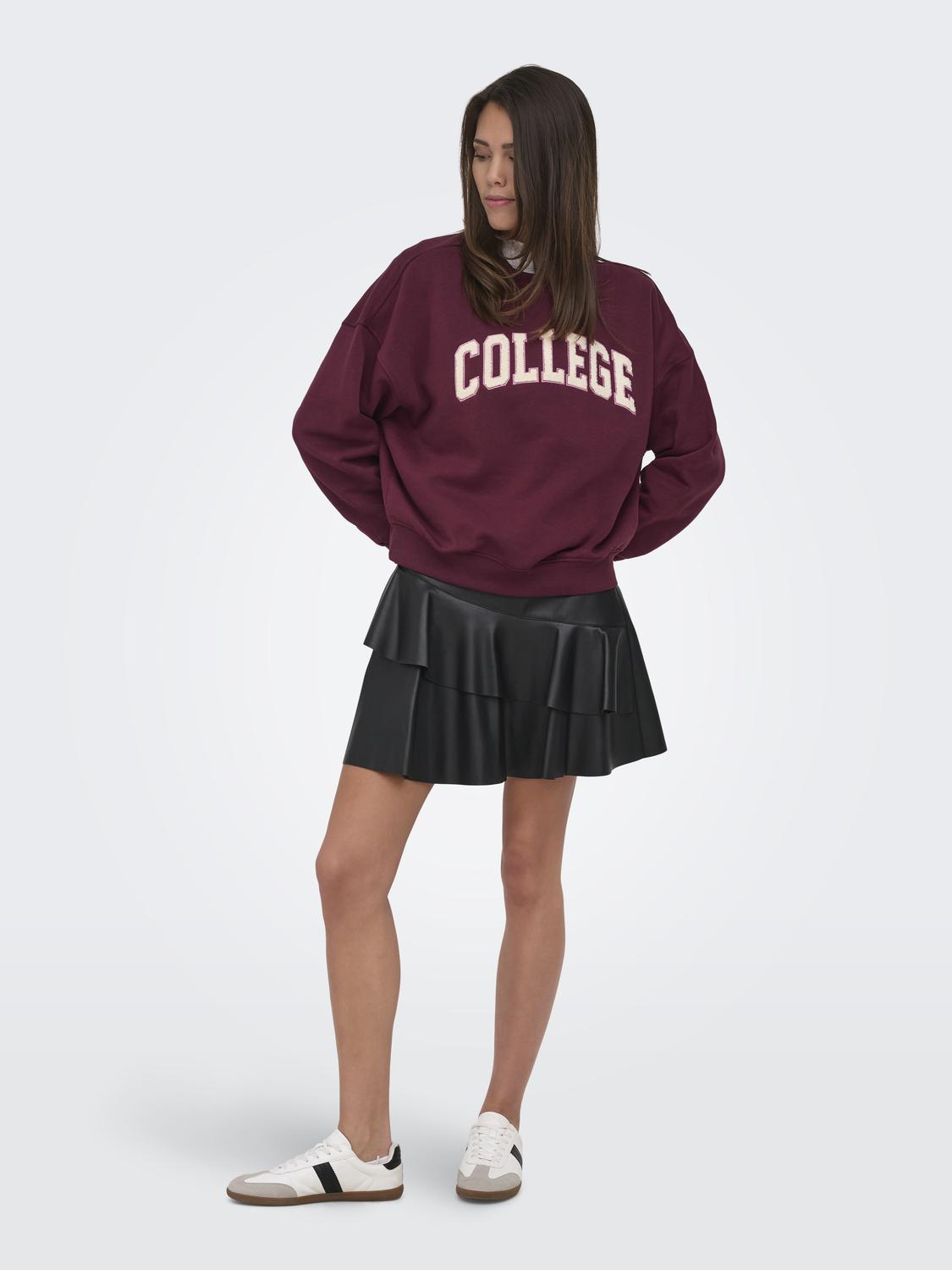 JDY - Mesa - Sweatshirt - Windsor Wine