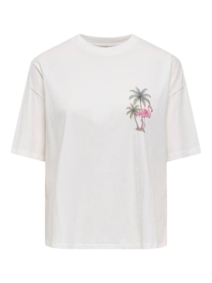 Only - Lucy - T-Shirt - Cloud Dancer