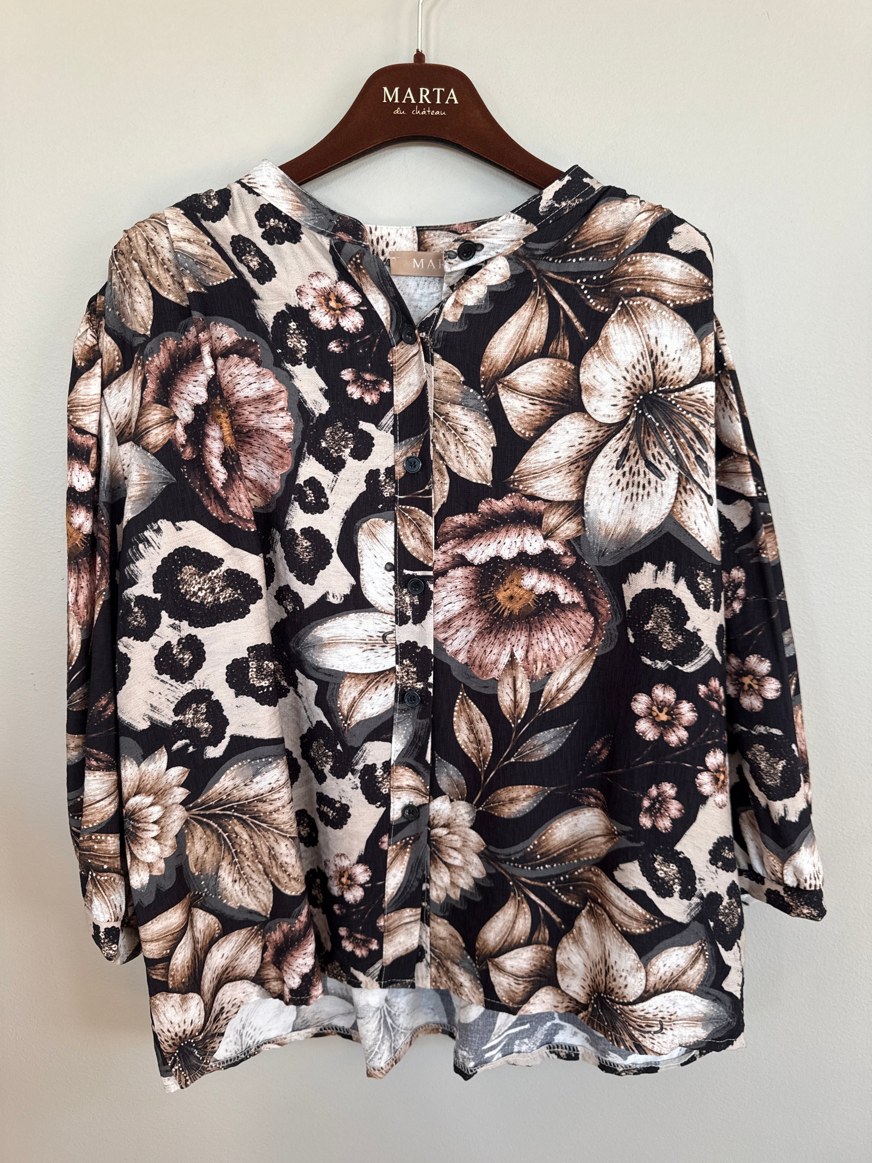 Marta Du Chateau - Destiny - Blouse - Sort
